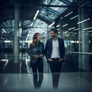 Kollegen besprechen Translation Memory-Systeme