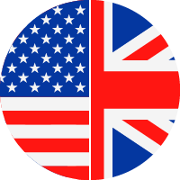 US-amerikanische & englische Flagge