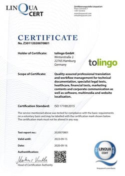 LinquaCert-ISO-17100-Certificate-tolingo-EN