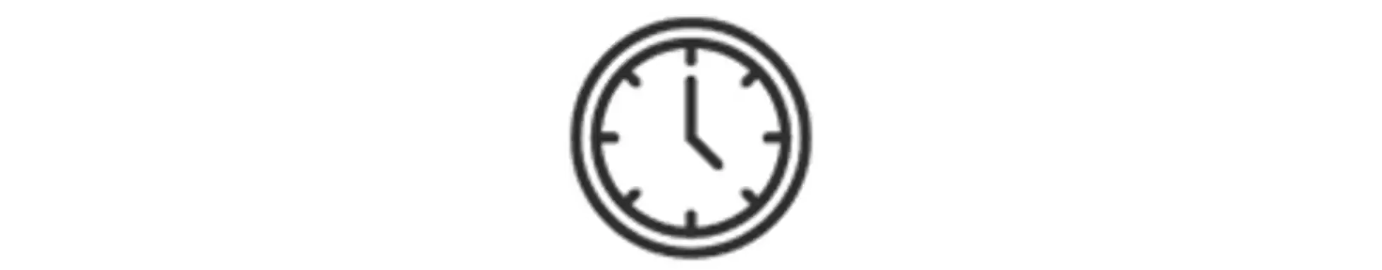 Ikon mit einer Uhr für den Reiter Schneller Service mit Expressübersetzung