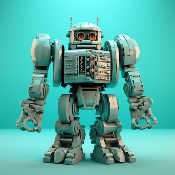 A Lego model built from the instructions, standing for a well-thought-out prompt