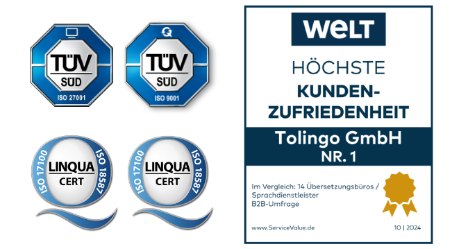 4-fach ISO-zertifiziert