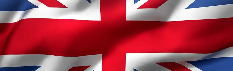 UK-Flagge - Bewerbung auf englisch in Großbritannien
