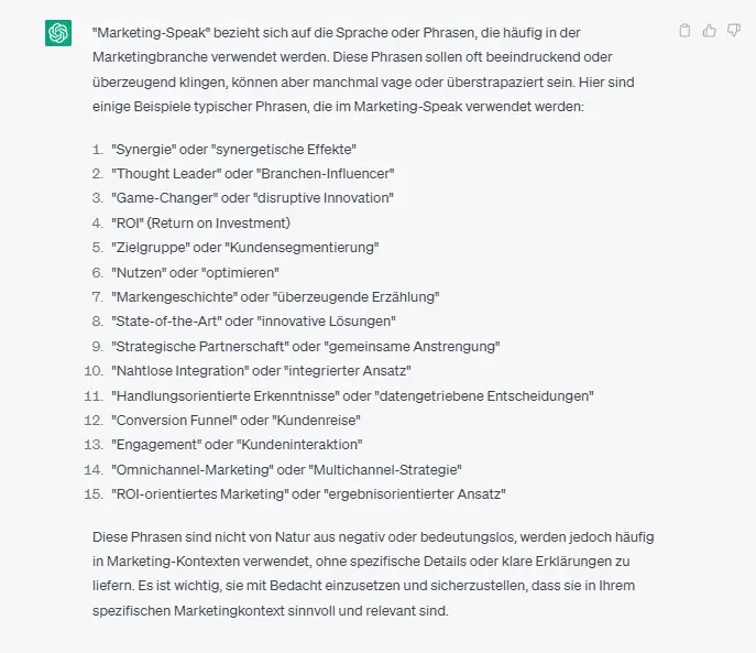 marketingspeak-conversionzauber-beispiele